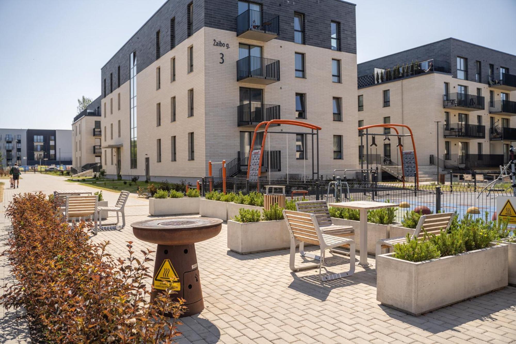 Lazdyneliu Vingis, Free Underground Parking, Long Stays Welcome VNO Exteriör bild